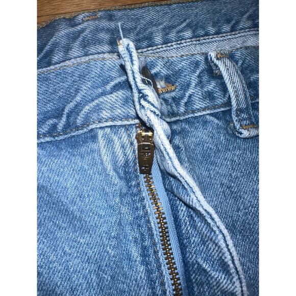 VTG Wrangler Men's jean Shorts Sz 54 Light Wash Relaxed Fit Union made USA denim - Picture 6 of 8